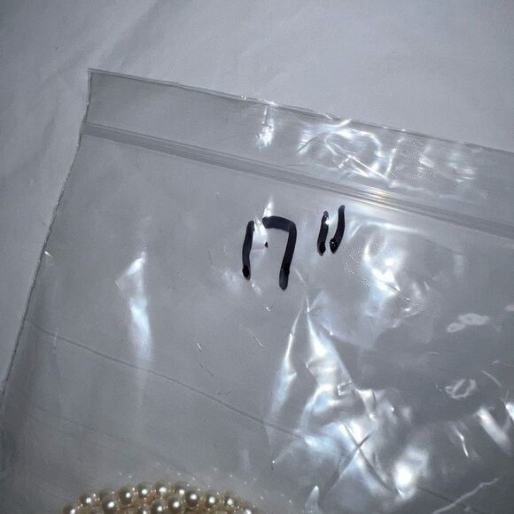 Vintage MCM Faux Pearl Braided Necklace - Picture 6 of 6